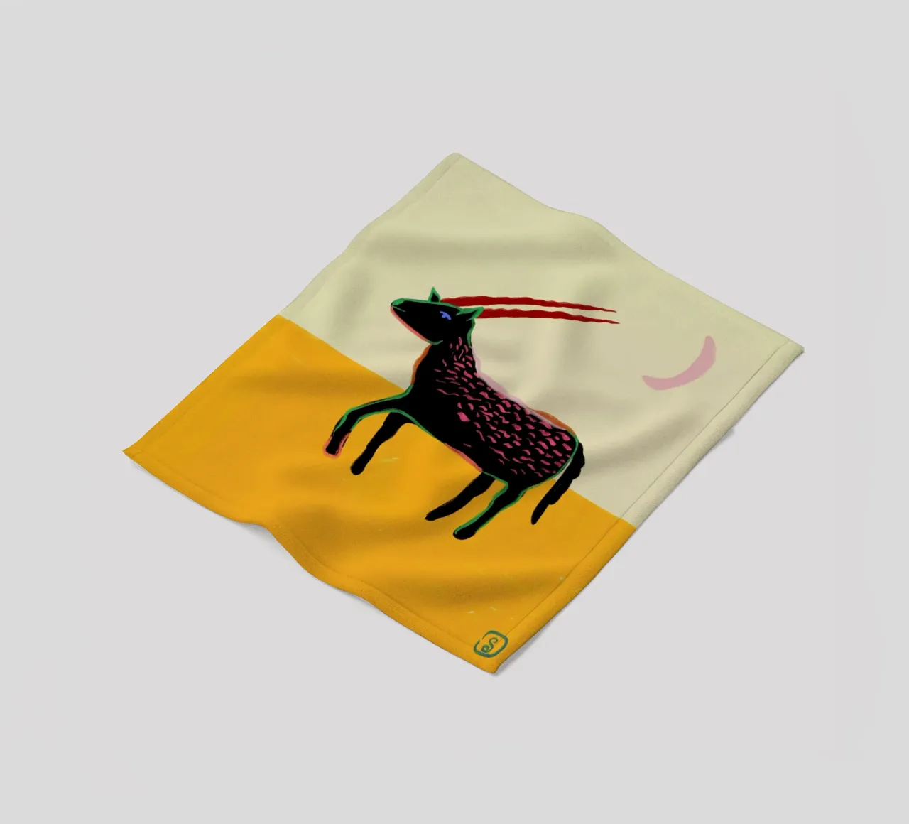 Capricorn coperta in pile da Sandra Poliakov