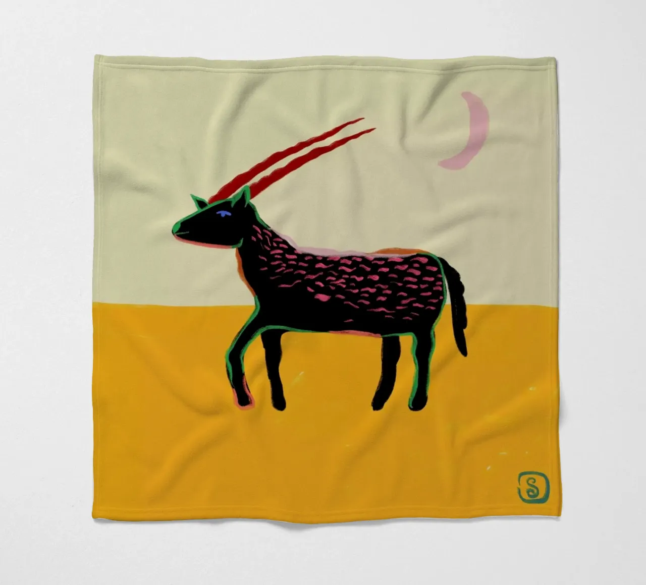 Capricorn coperta in pile da Sandra Poliakov