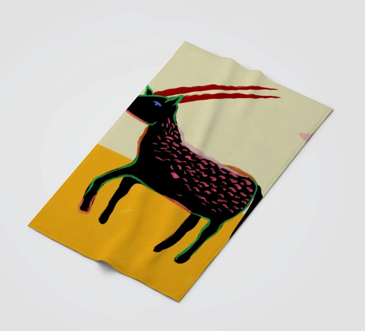 Capricorn coperta in pile da Sandra Poliakov