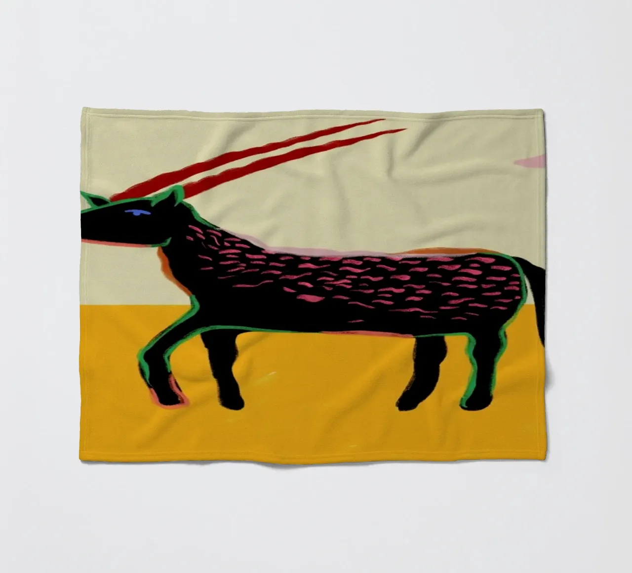 Capricorn coperta in pile da Sandra Poliakov