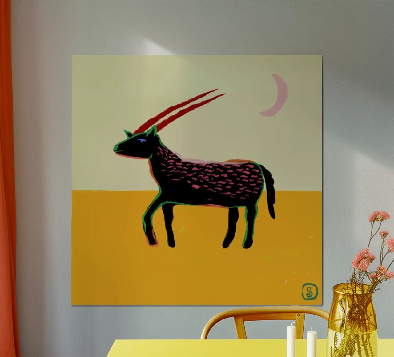 Capricorn Poster von Sandra Poliakov