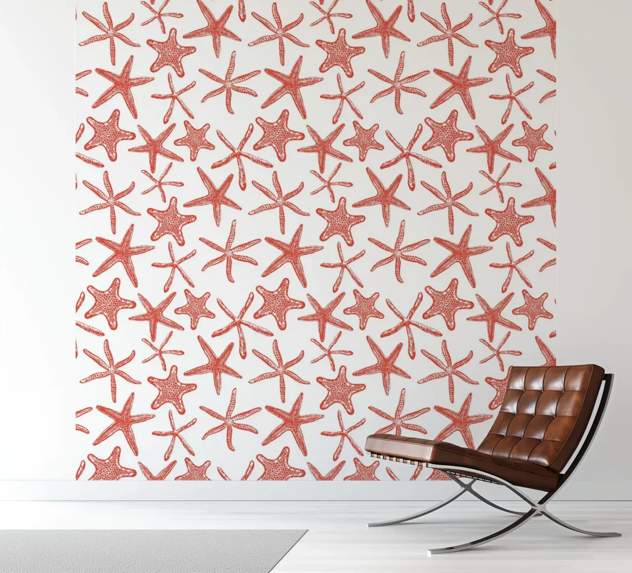 SSea stars in red photo wallpaper by Painted Nature