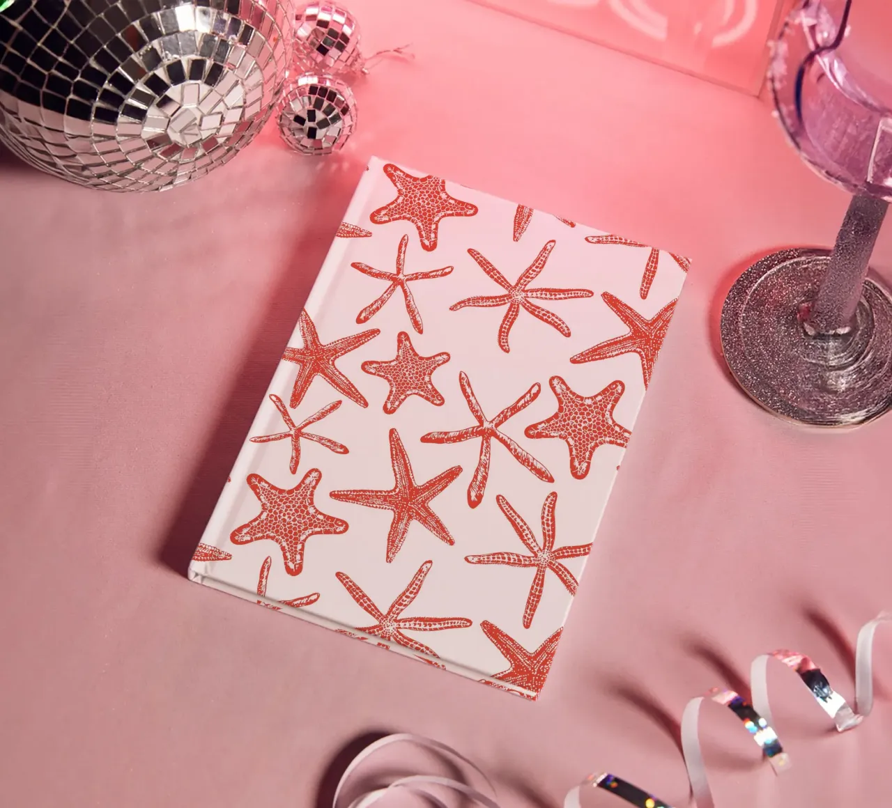 SSea stars in red notebook by Painted Nature