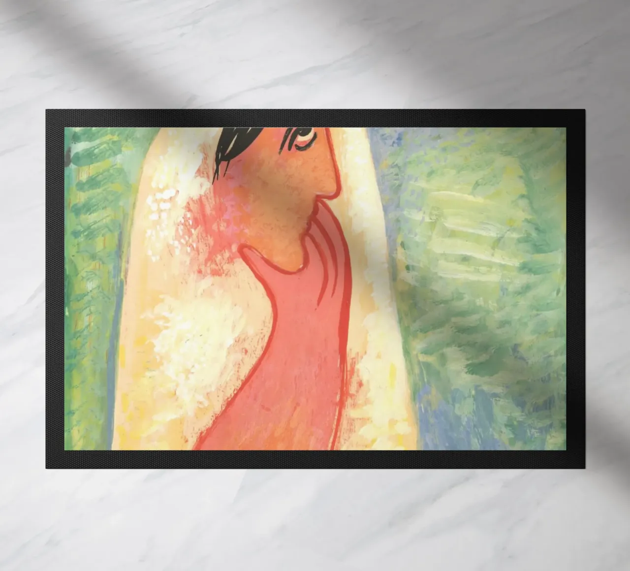 man face doormat by Earthly Visions