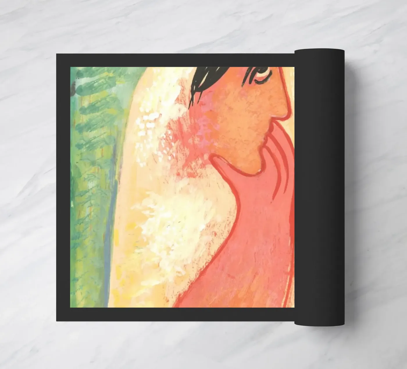 mannengezicht deurmat van Earthly Visions