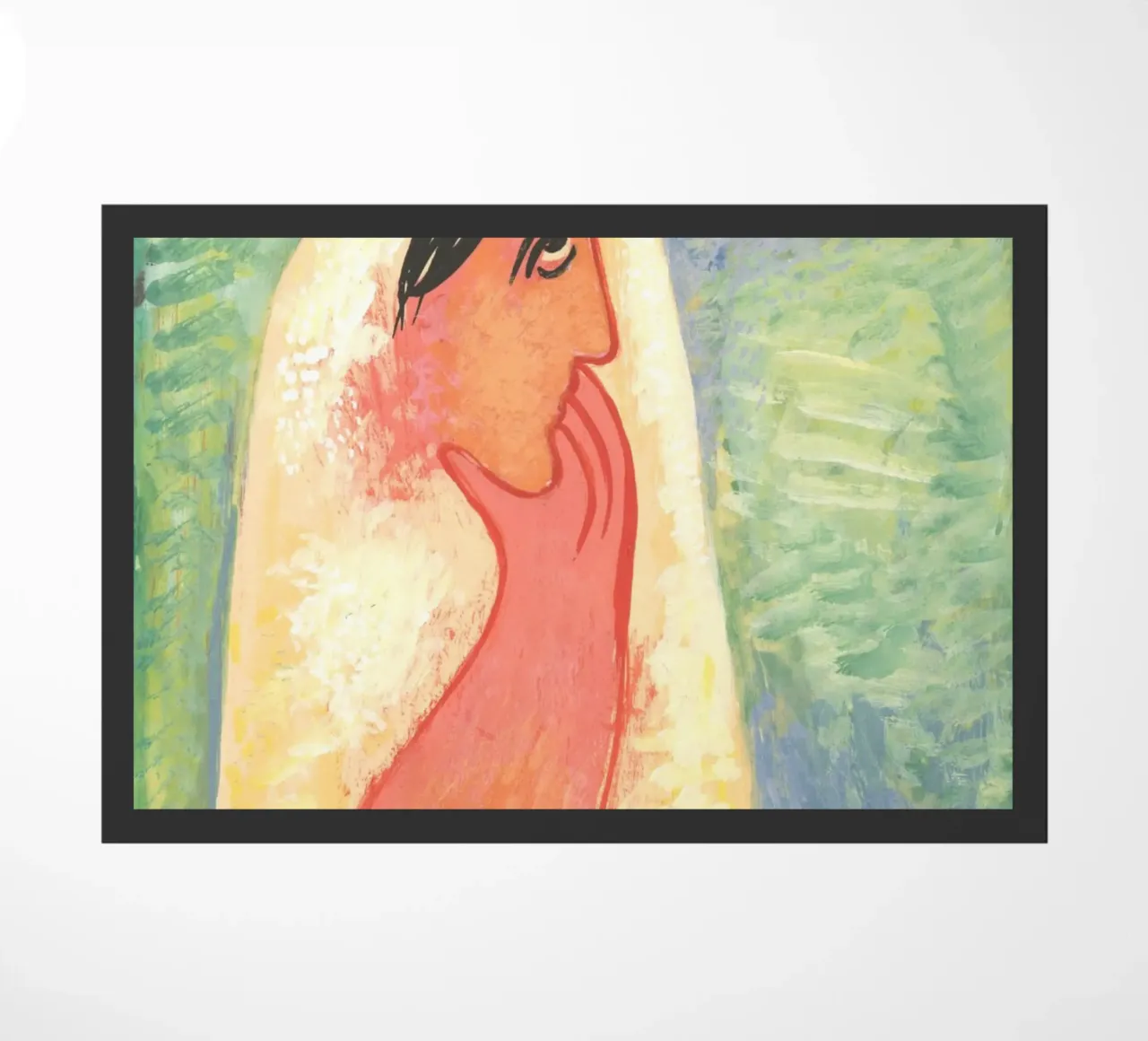 man face doormat by Earthly Visions