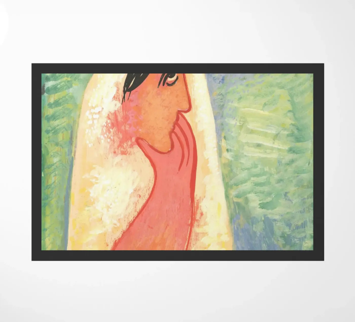 mannengezicht deurmat van Earthly Visions