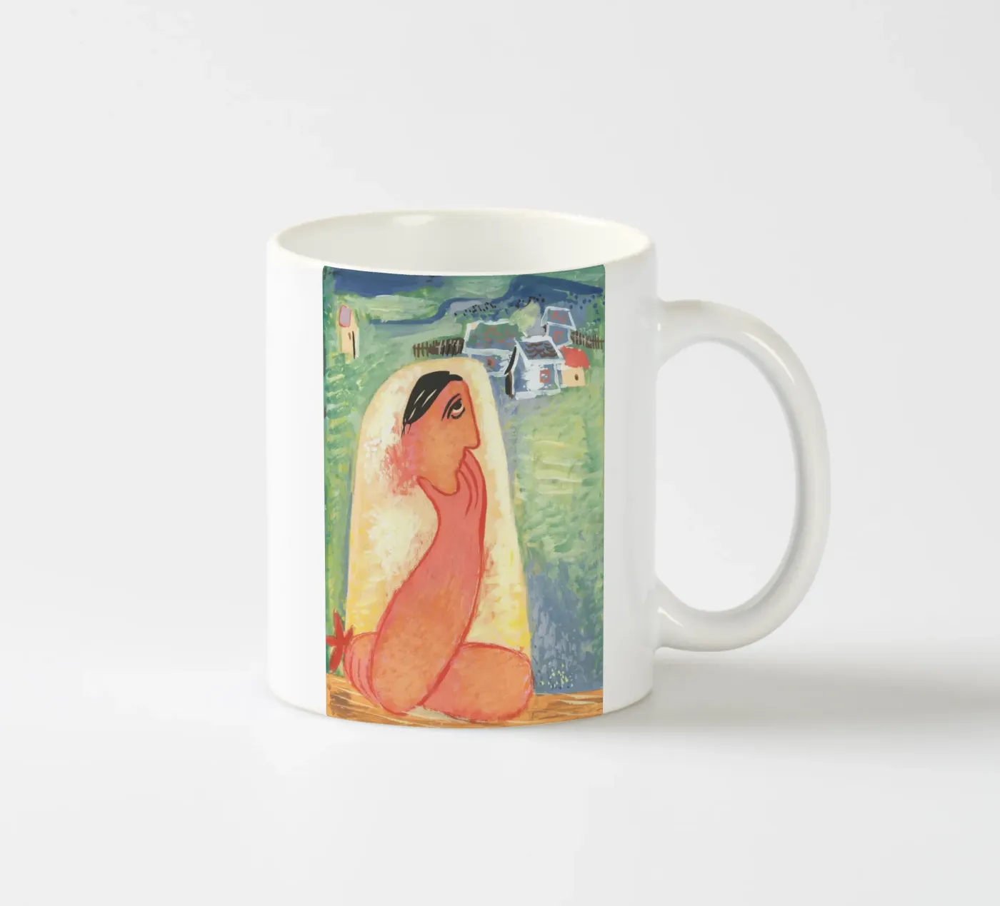 man face ceramic mug by Earthly Visions