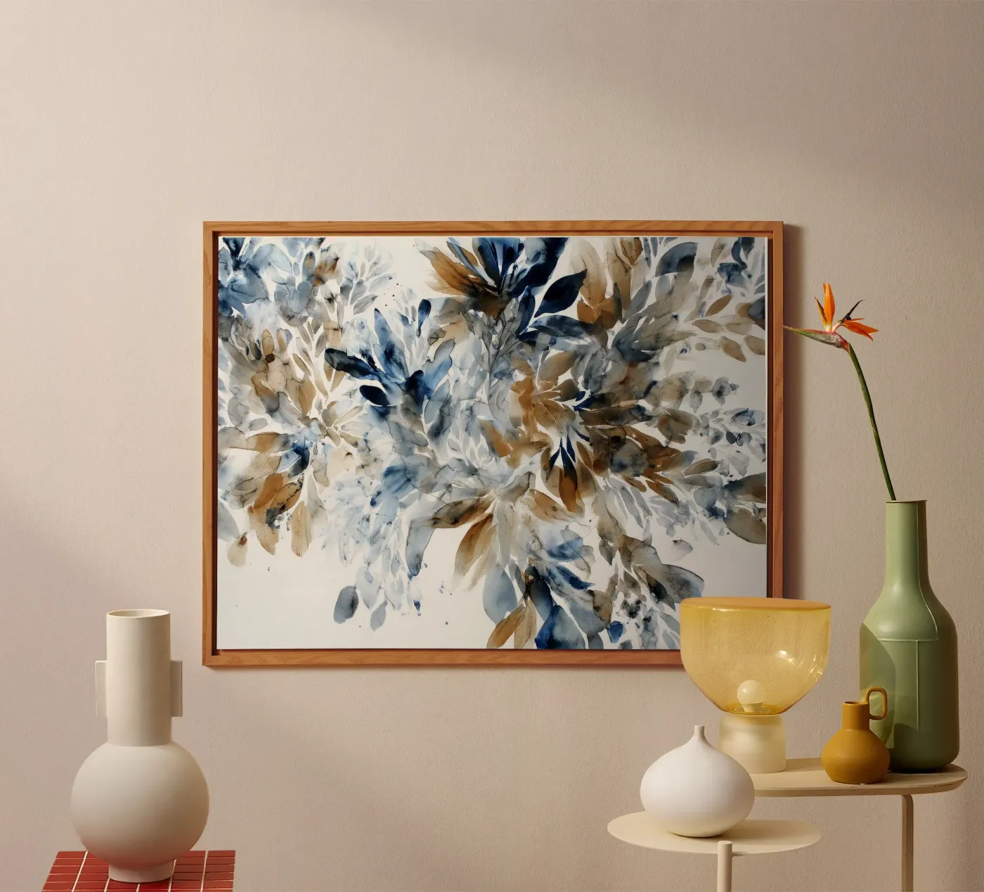 Winter Bloom forex plate by Sophia Calder Studio