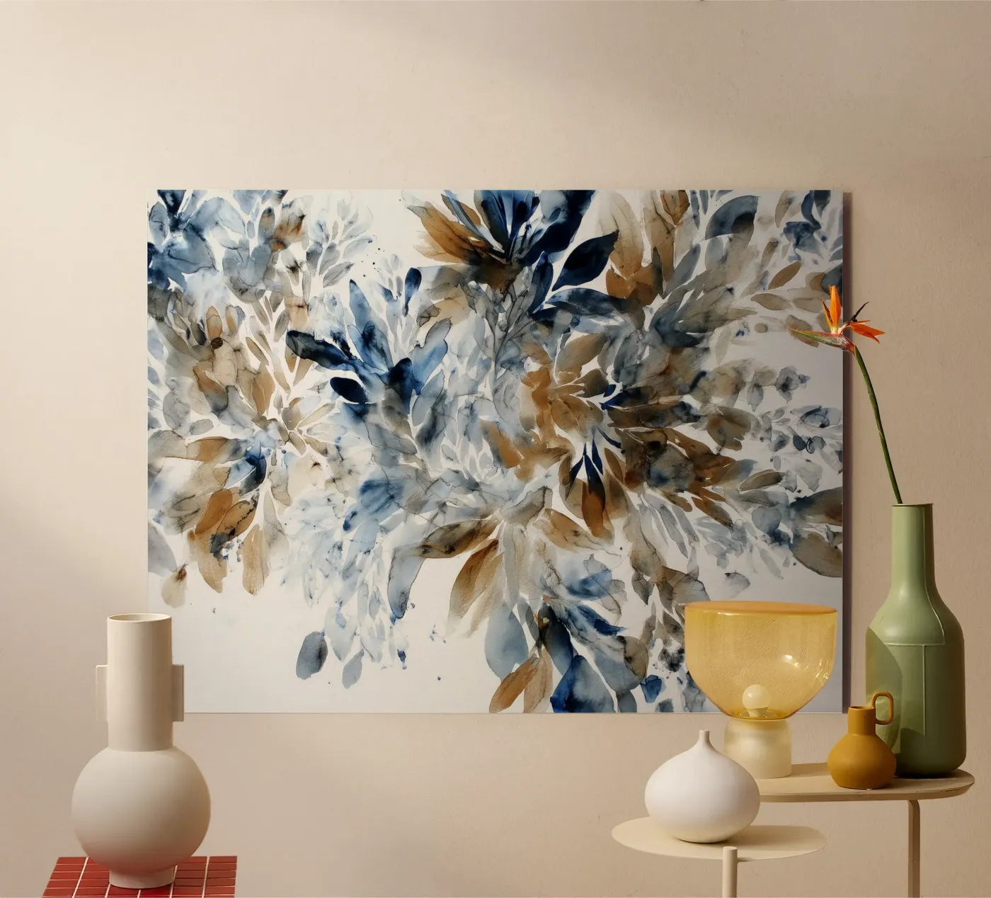 Winter Bloom forex plate by Sophia Calder Studio