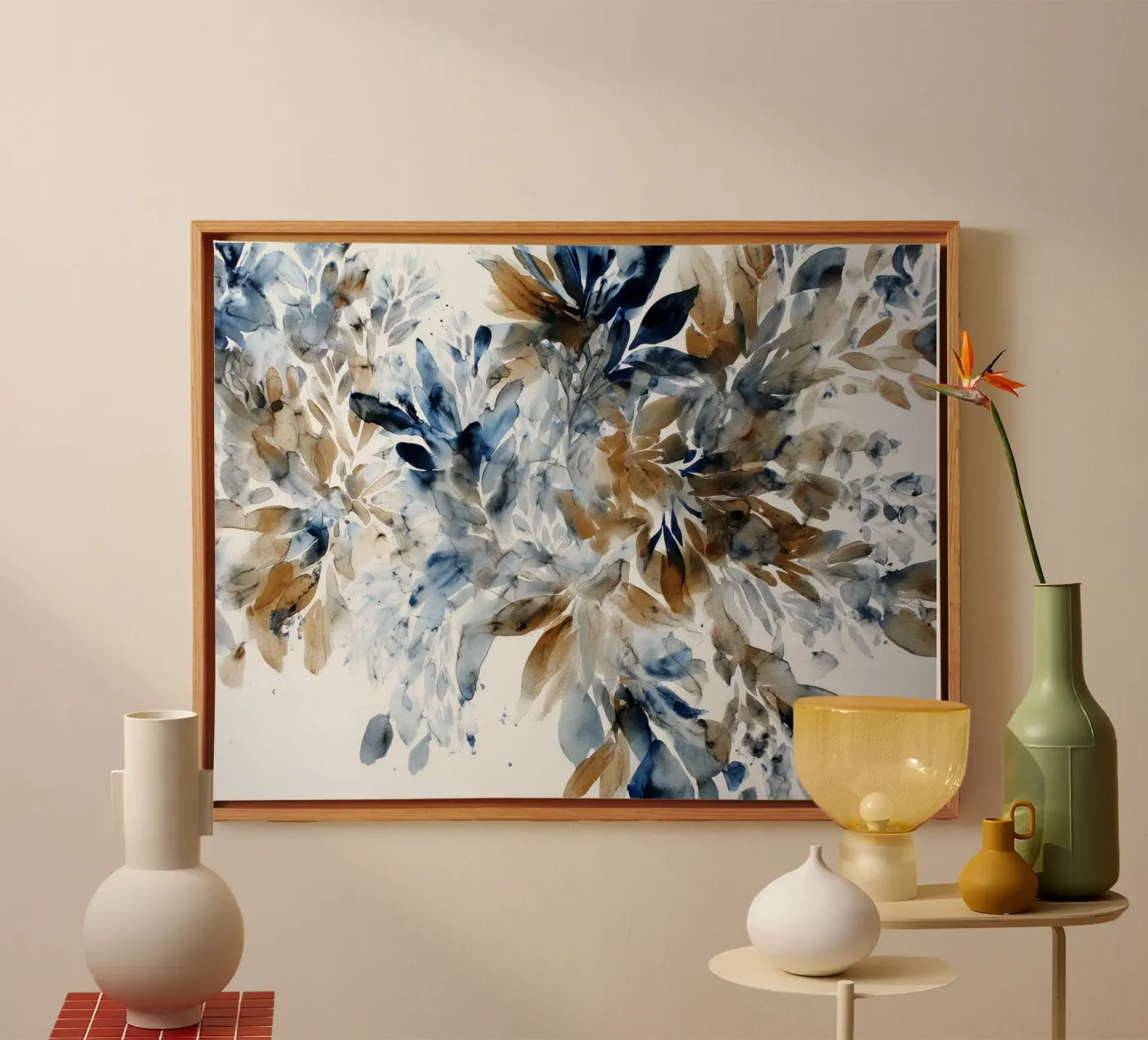 Winter Bloom canvas by Sophia Calder Studio