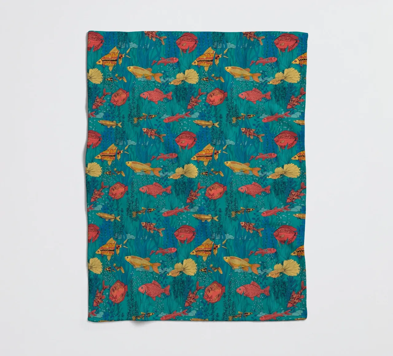 Vistuin fleecedeken van Painted Nature