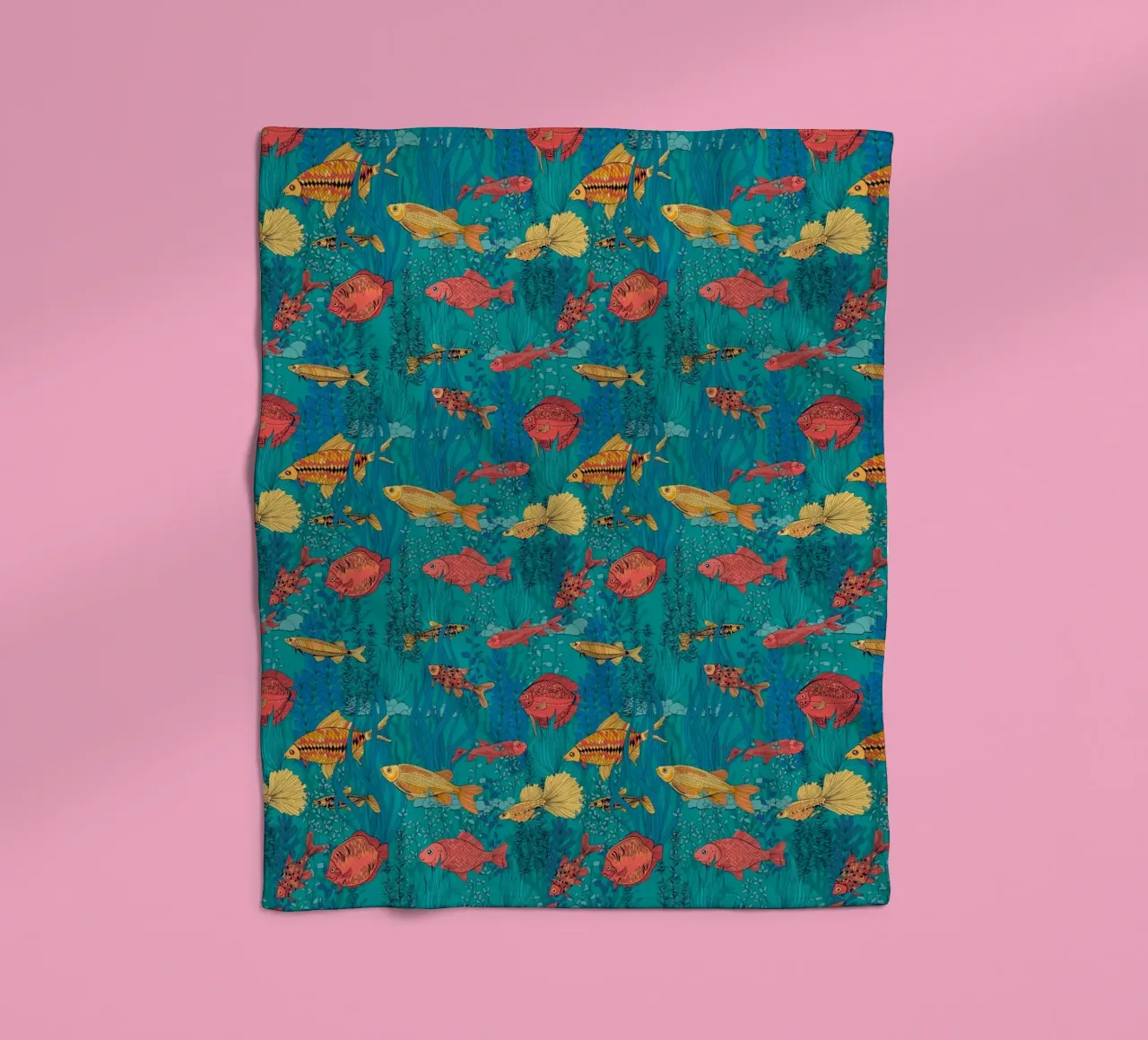 Vistuin fleecedeken van Painted Nature