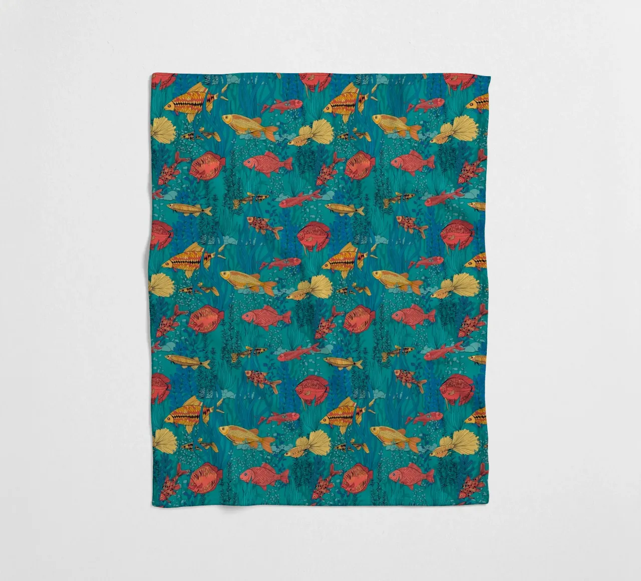 Vistuin fleecedeken van Painted Nature