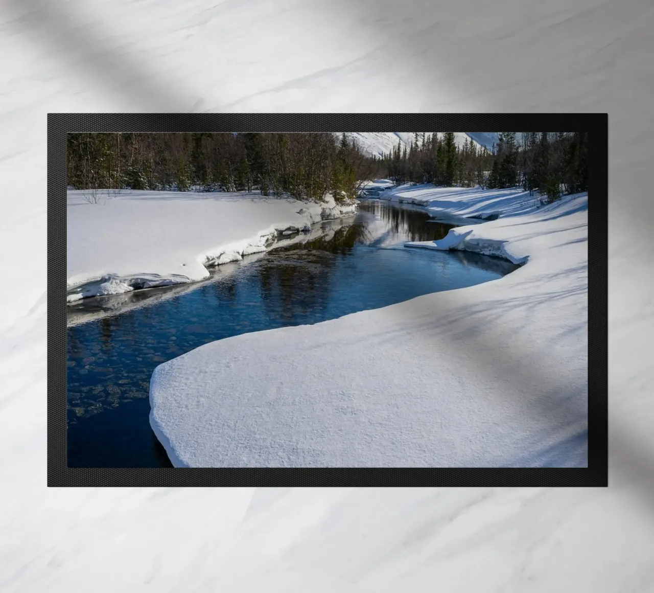 fiume di neve zerbino da Earthly Visions