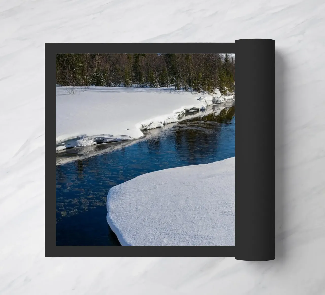 fiume di neve zerbino da Earthly Visions