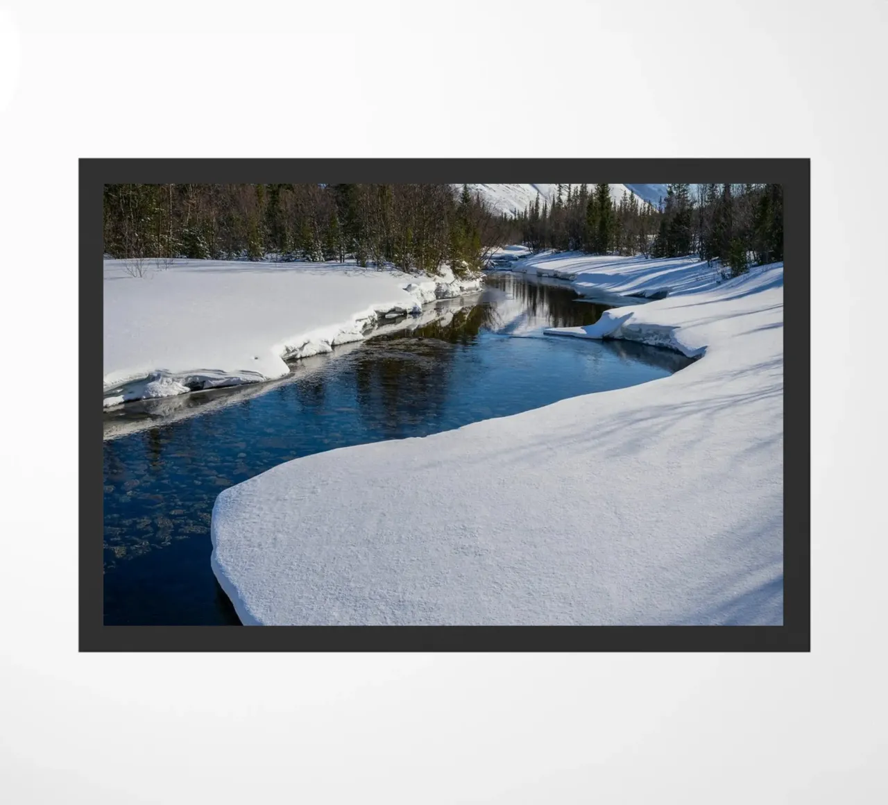 fiume di neve zerbino da Earthly Visions