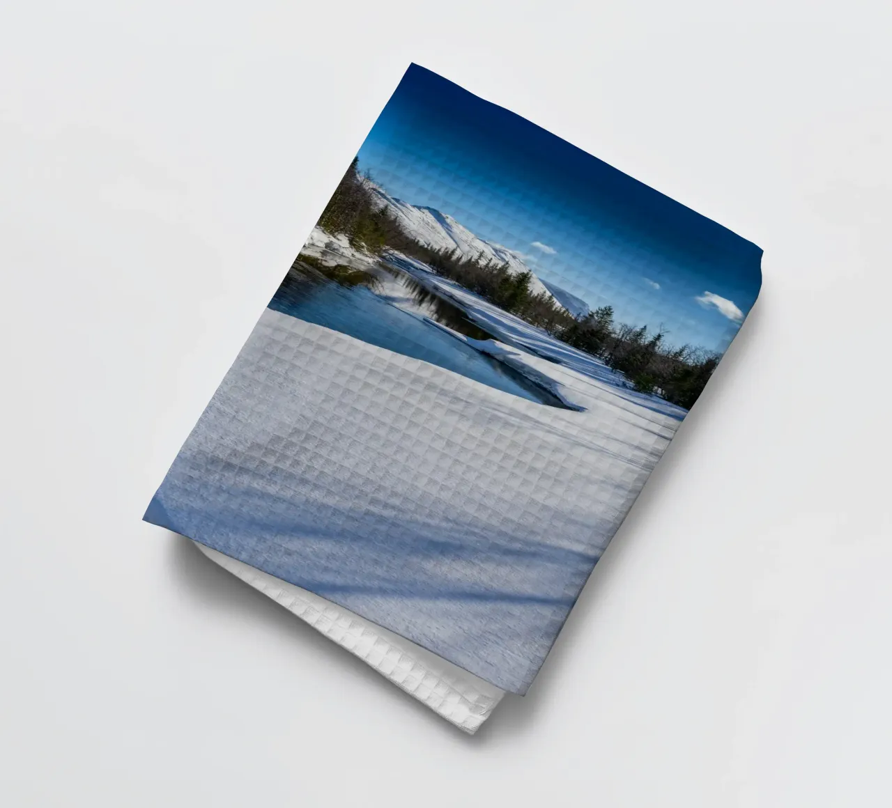 fiume di neve canovaccio da cucina da Earthly Visions