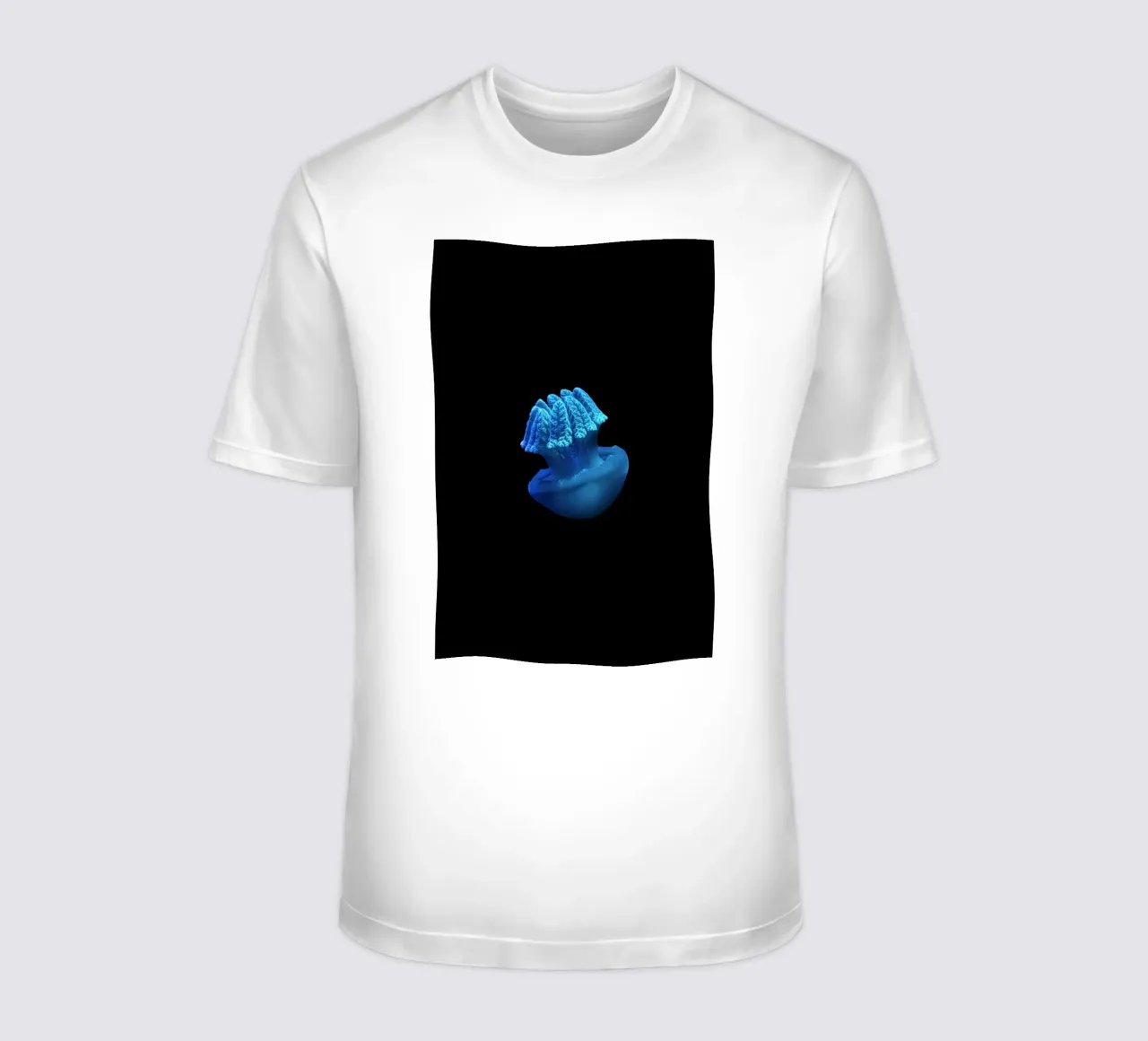 blue jellyfish t-shirt by Earthly Visions