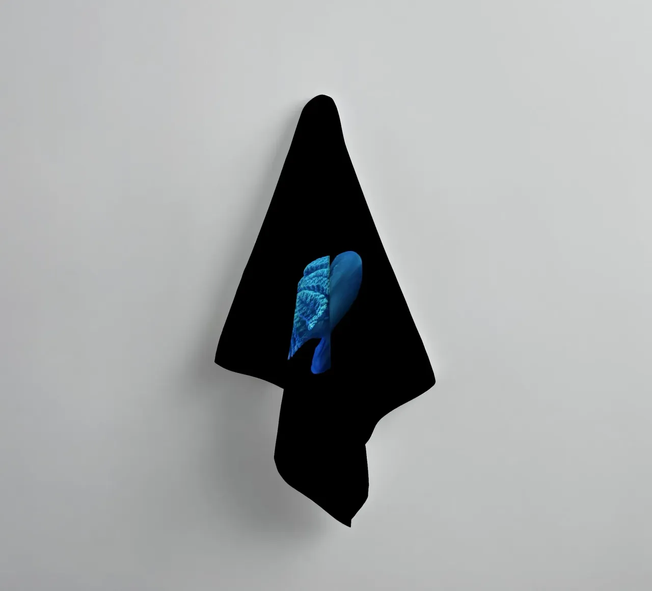blue jellyfish towel by Earthly Visions