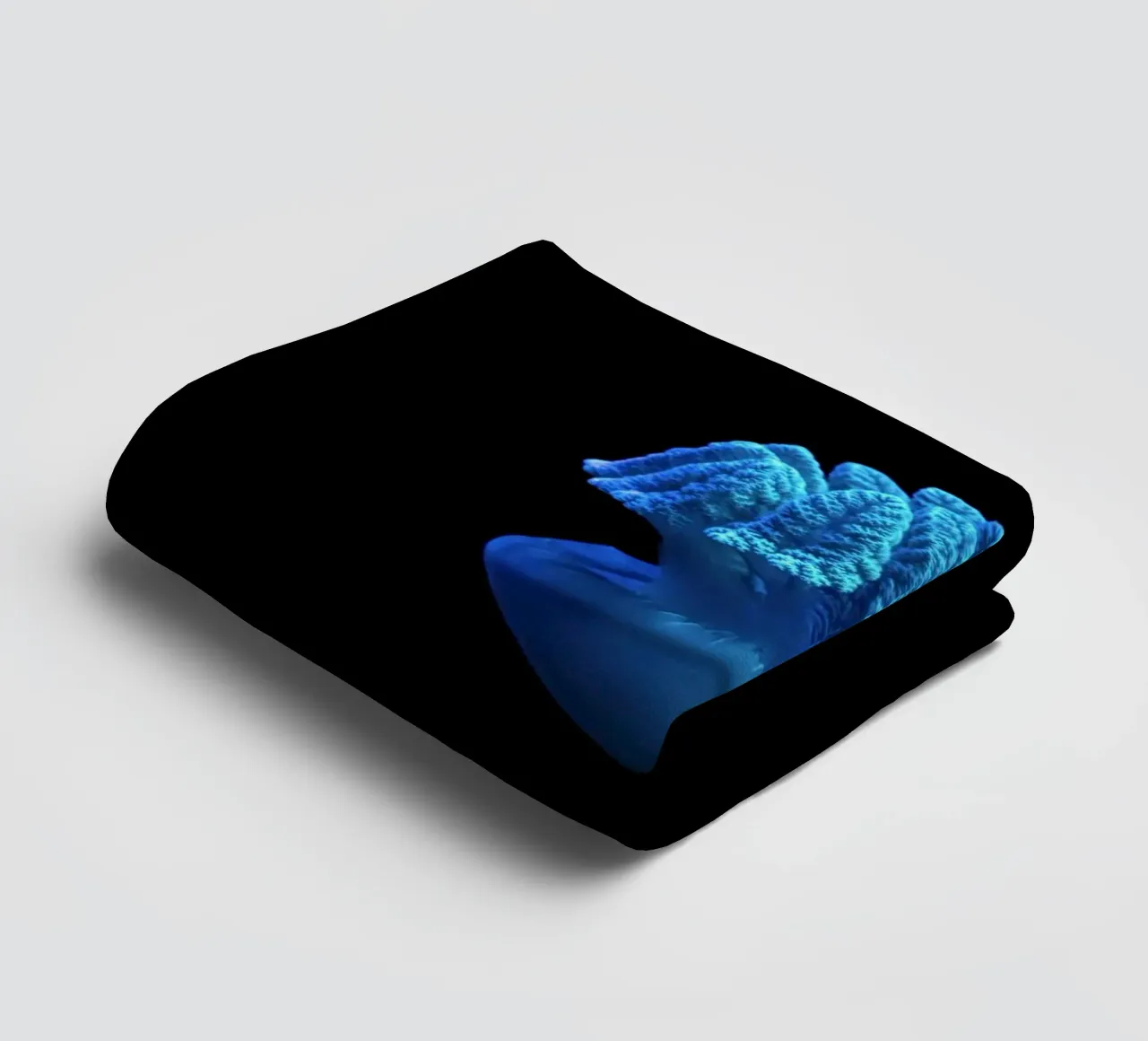 blue jellyfish towel by Earthly Visions