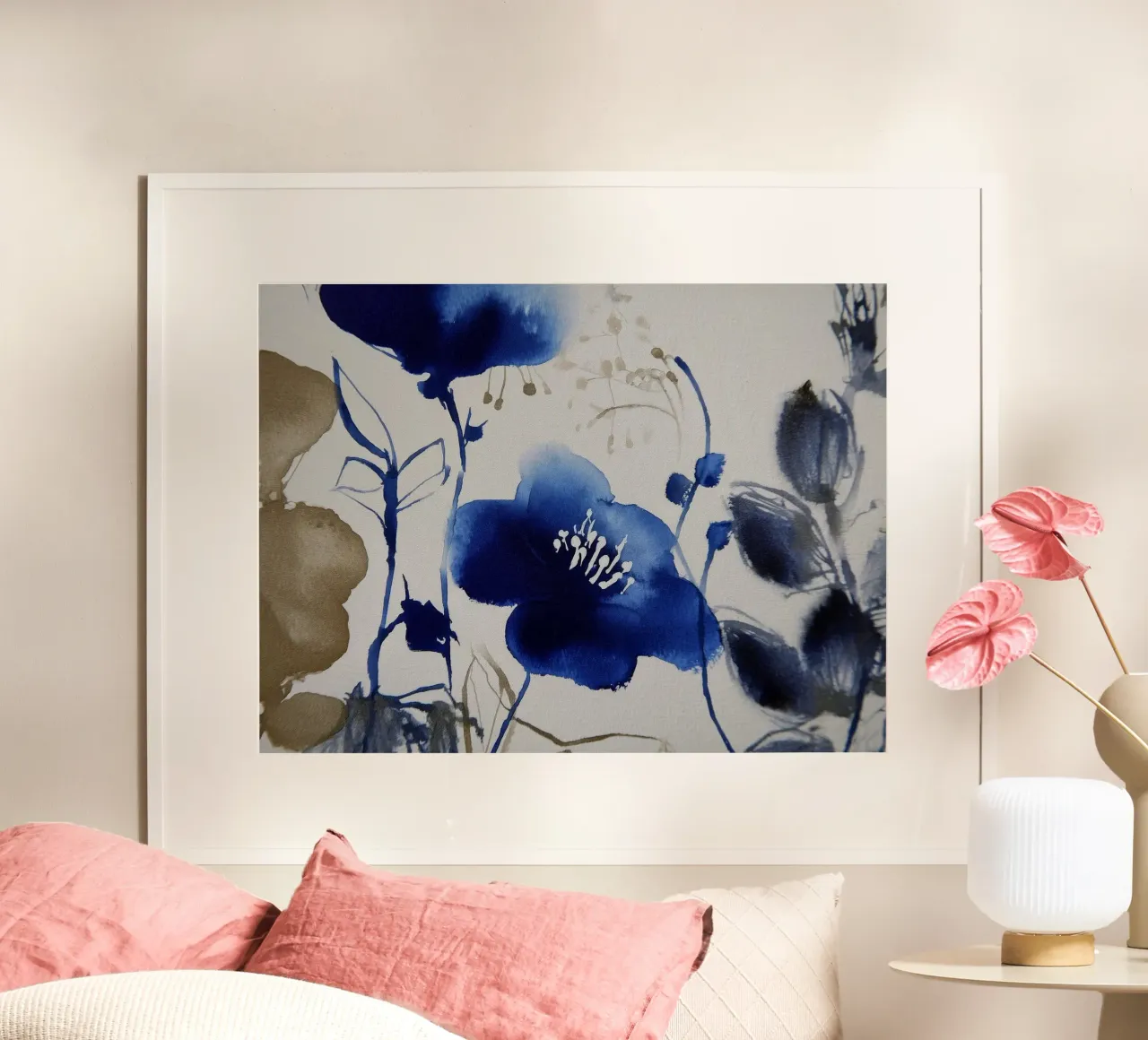 Fiore indaco poster da Sophia Calder Studio