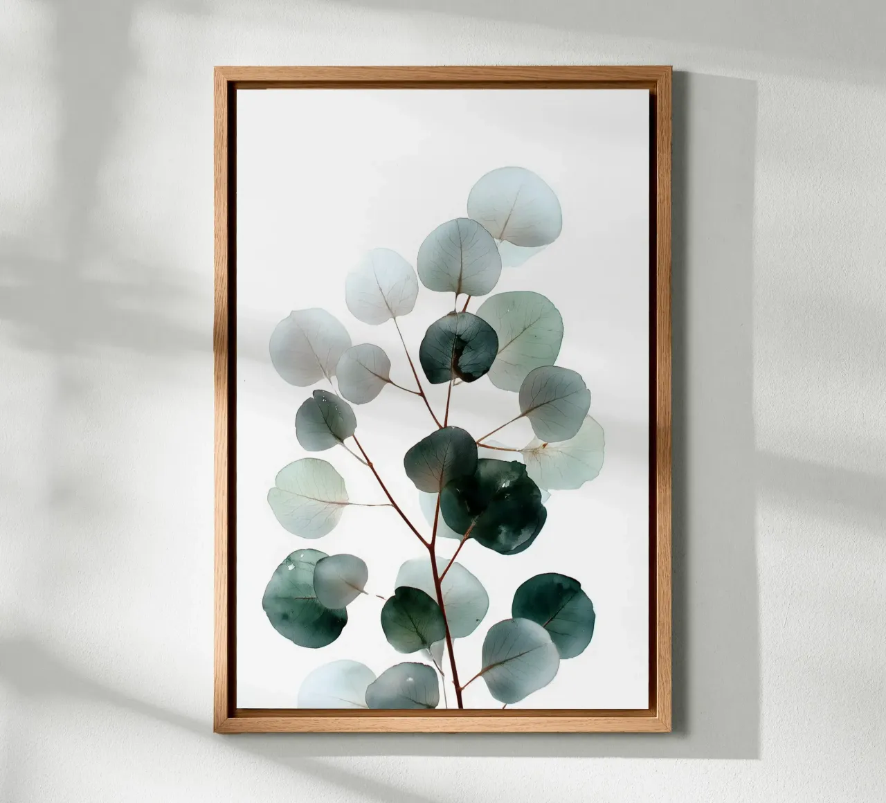 Eucalyptus Watercolour Art canvas by Studio Verde