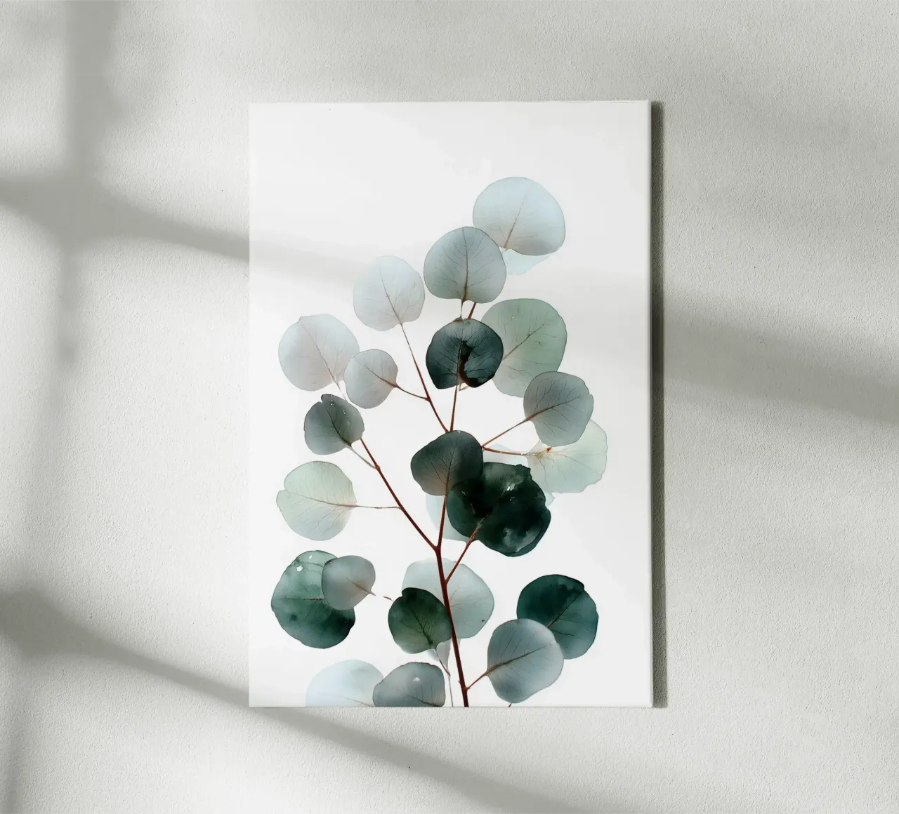 Eucalyptus Watercolour Art canvas by Studio Verde