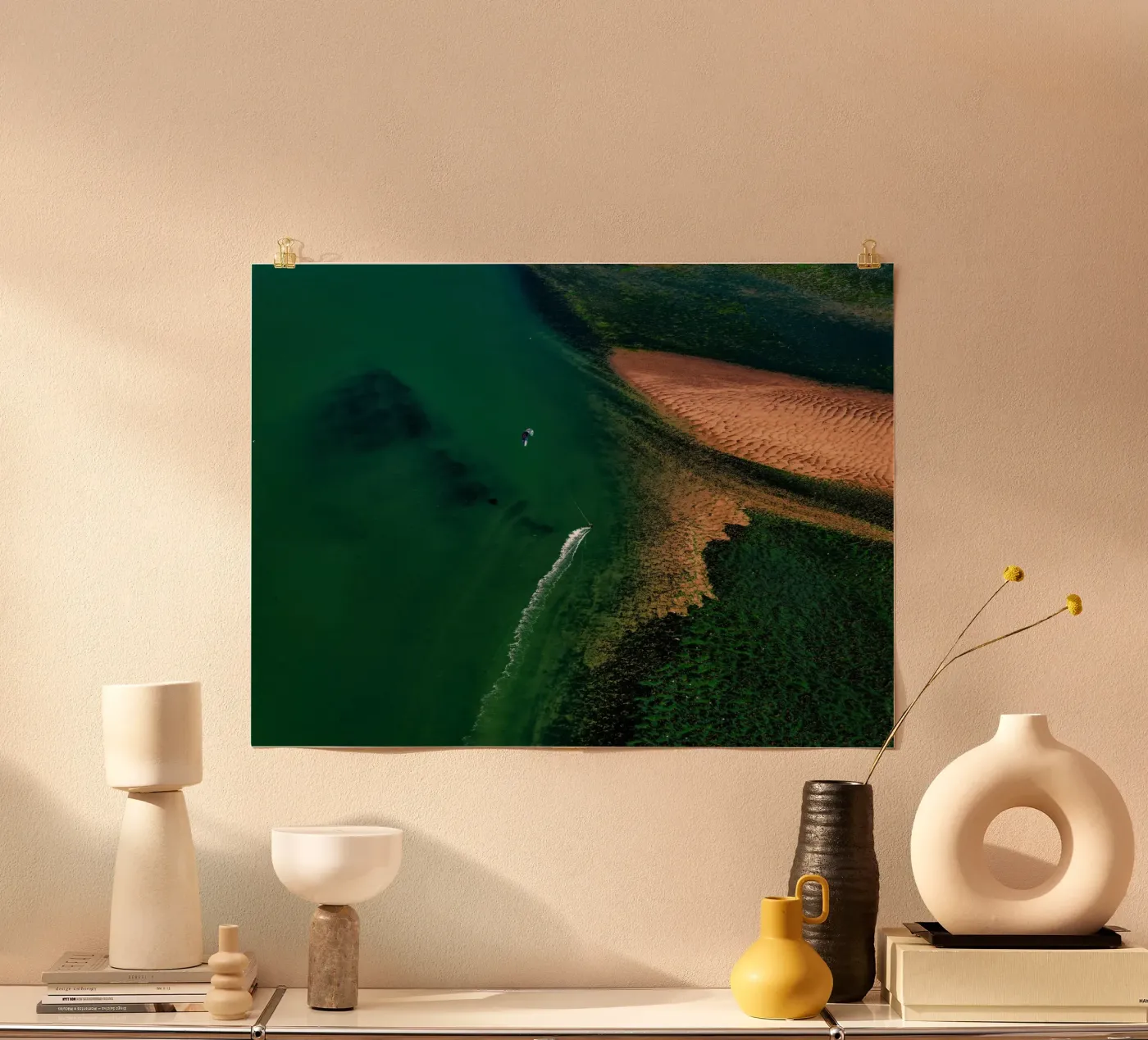 beach sand poster by Earthly Visions
