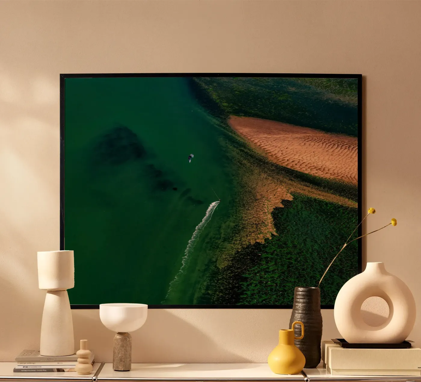 beach sand poster by Earthly Visions