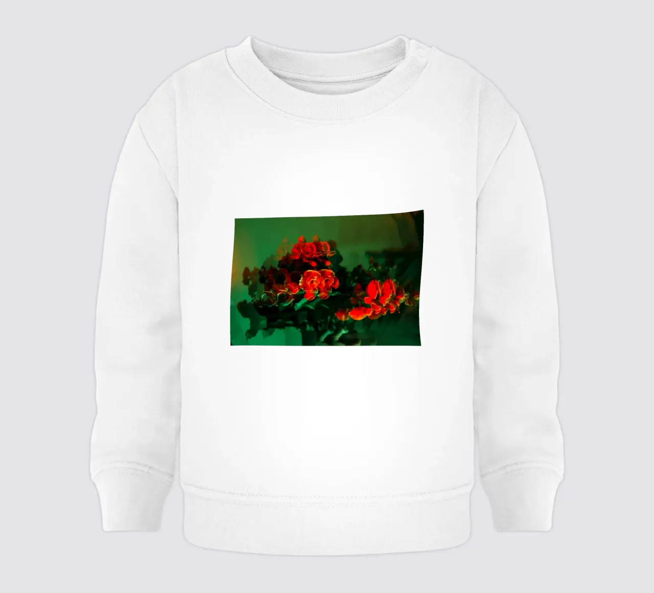 bouquet di fiori felpa neonato da Earthly Visions