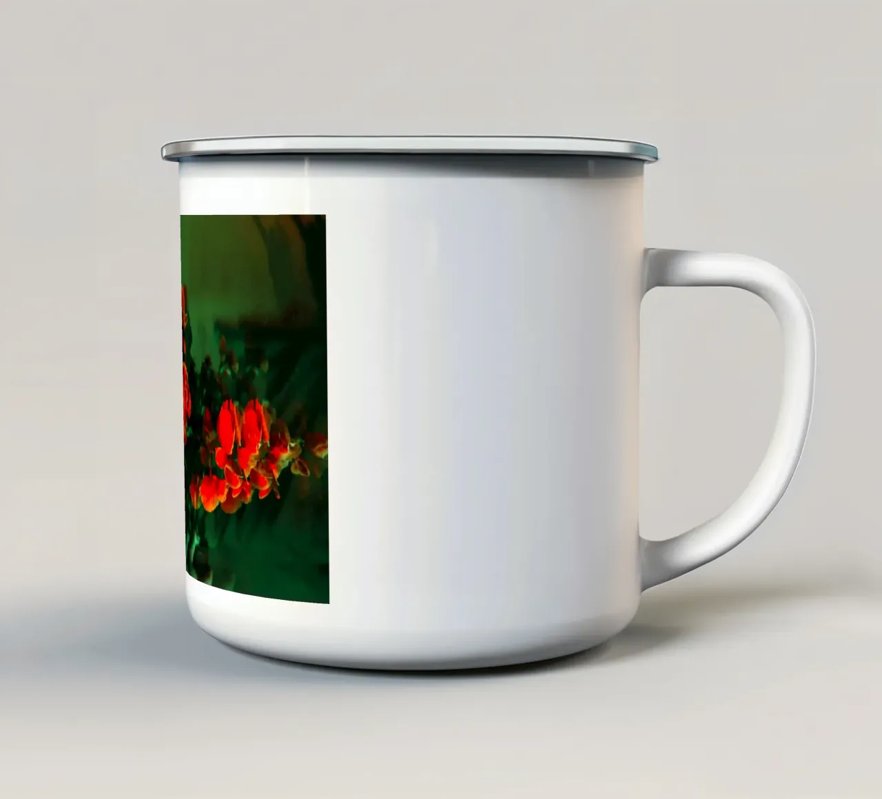 bouquet di fiori tazza in smalto da Earthly Visions