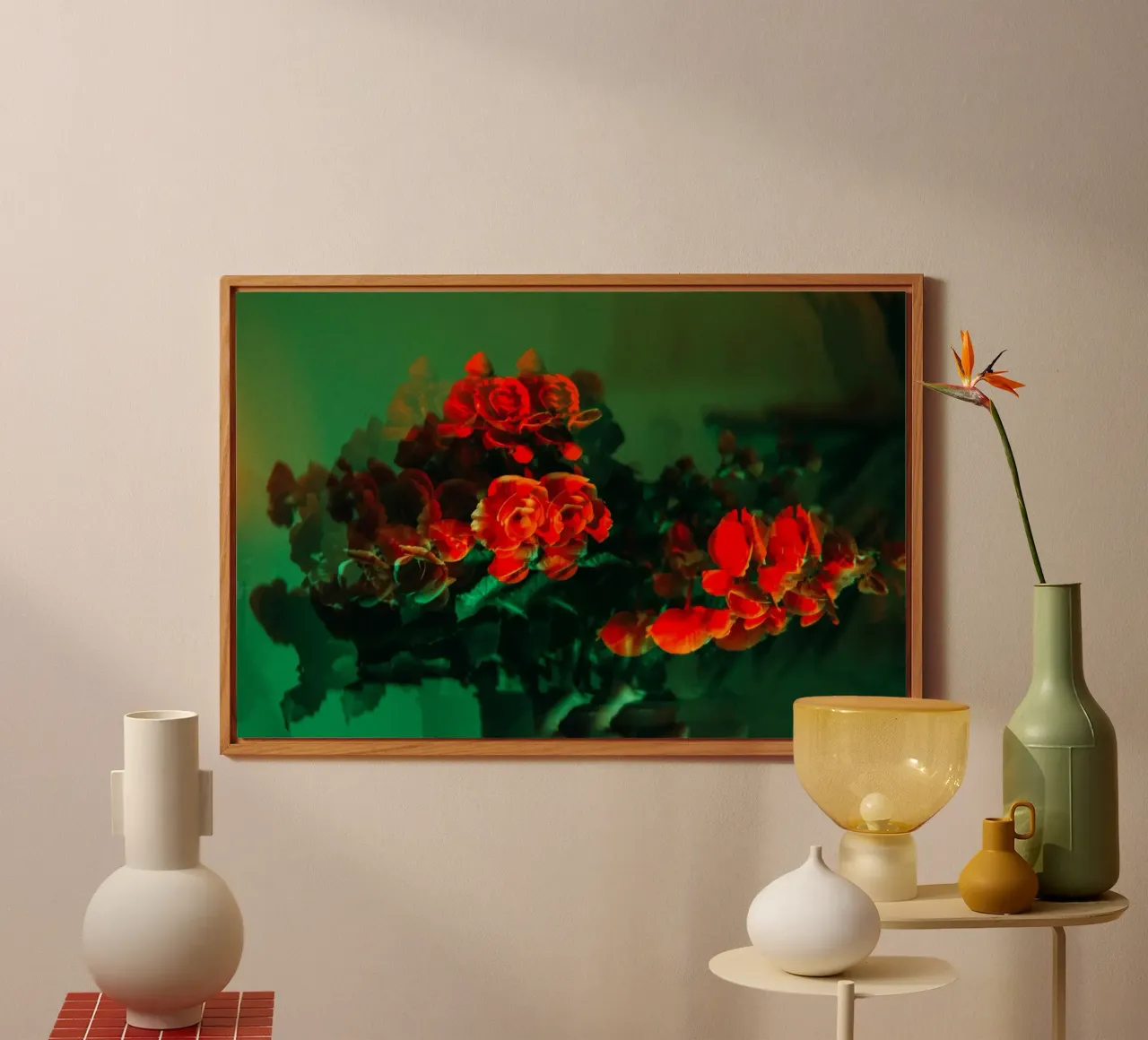 bouquet di fiori alluminio dibond da Earthly Visions