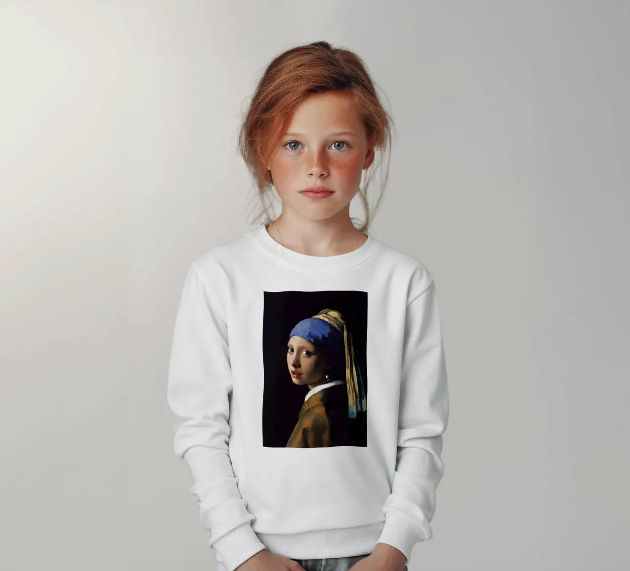 Orecchini di perle per ragazze felpa bambino da walker shop