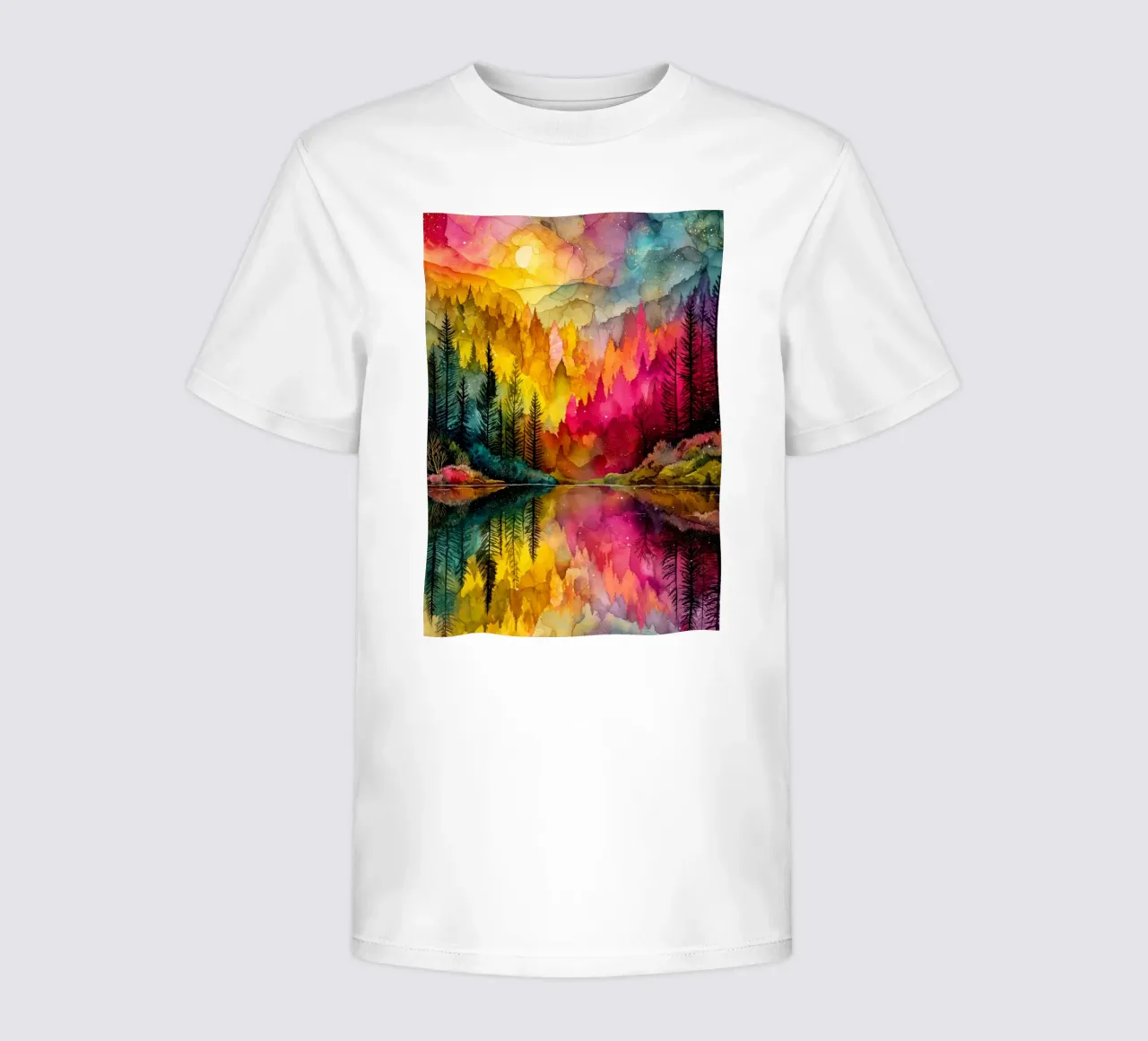 Magic forest 7 kids t-shirt by Justyna Jaszke JBJart