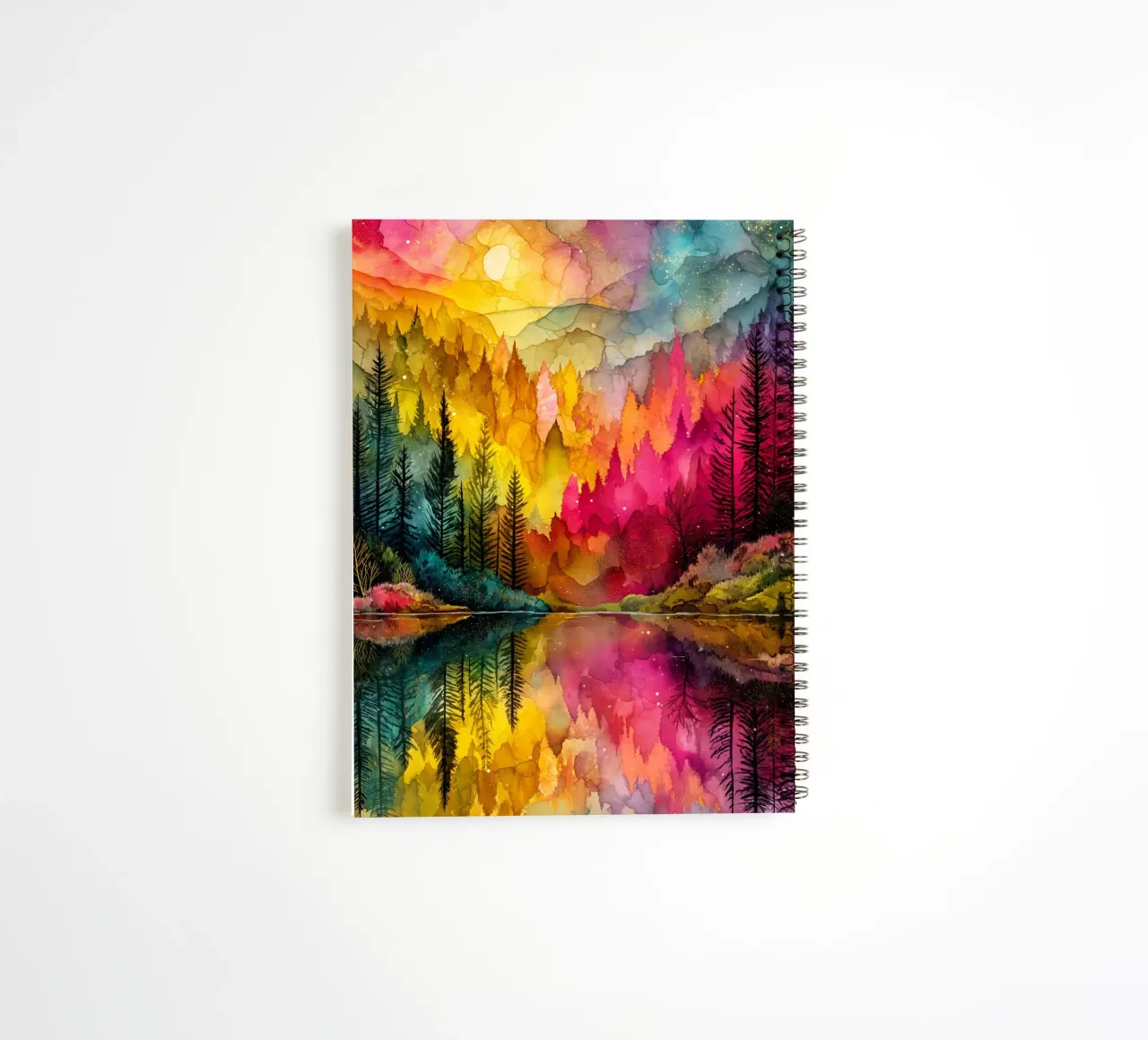 Magic forest 7 spiral notebook by Justyna Jaszke JBJart
