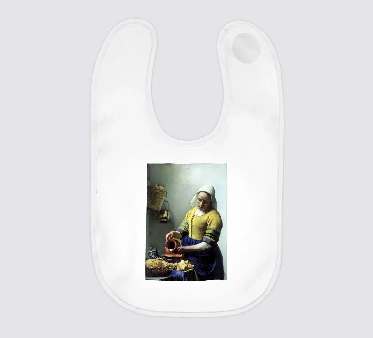 pour milk from a jug baby bib by walker shop