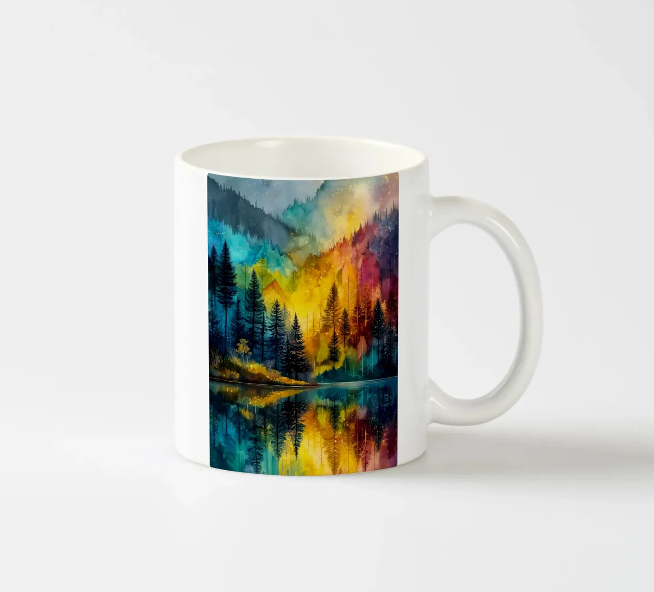 Foresta magica 8 tazza in ceramica da Justyna Jaszke JBJart