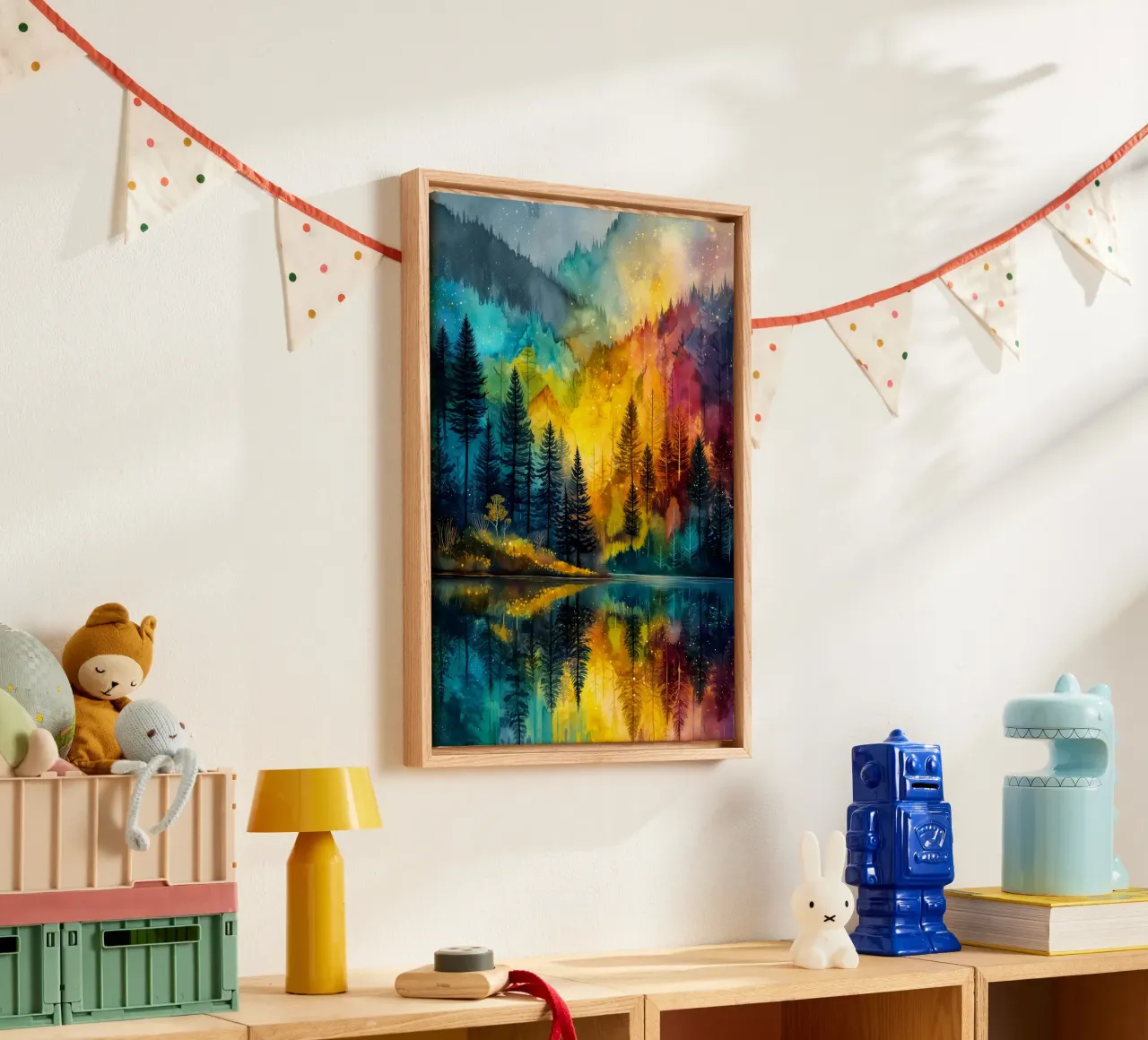 Magic forest 8 canvas by Justyna Jaszke JBJart