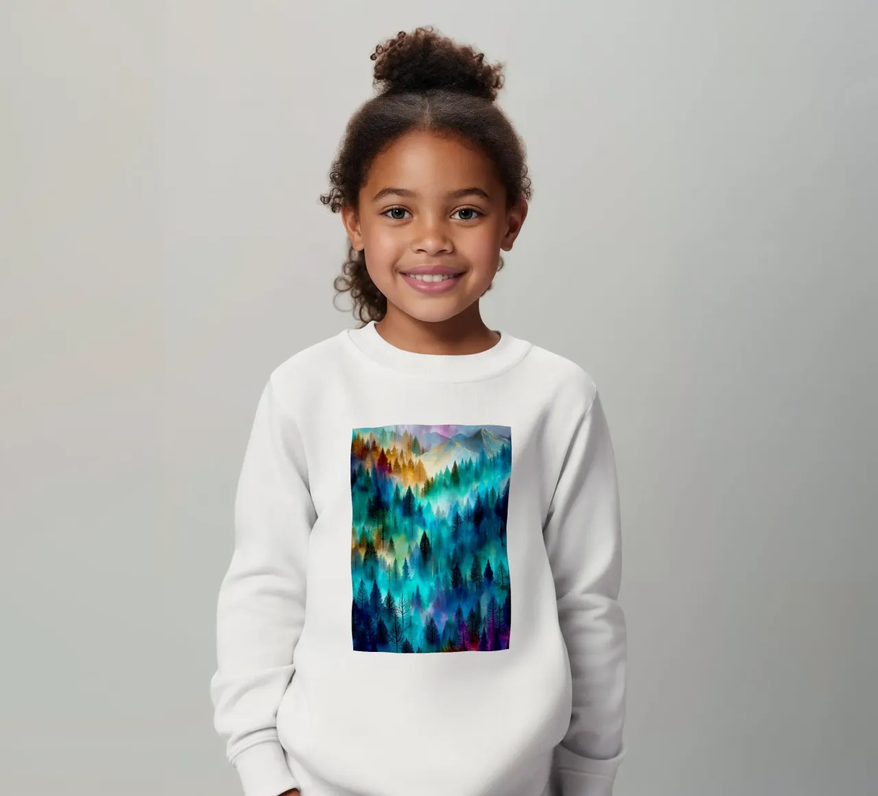 Forêt magique 9 sweat enfant de Justyna Jaszke JBJart