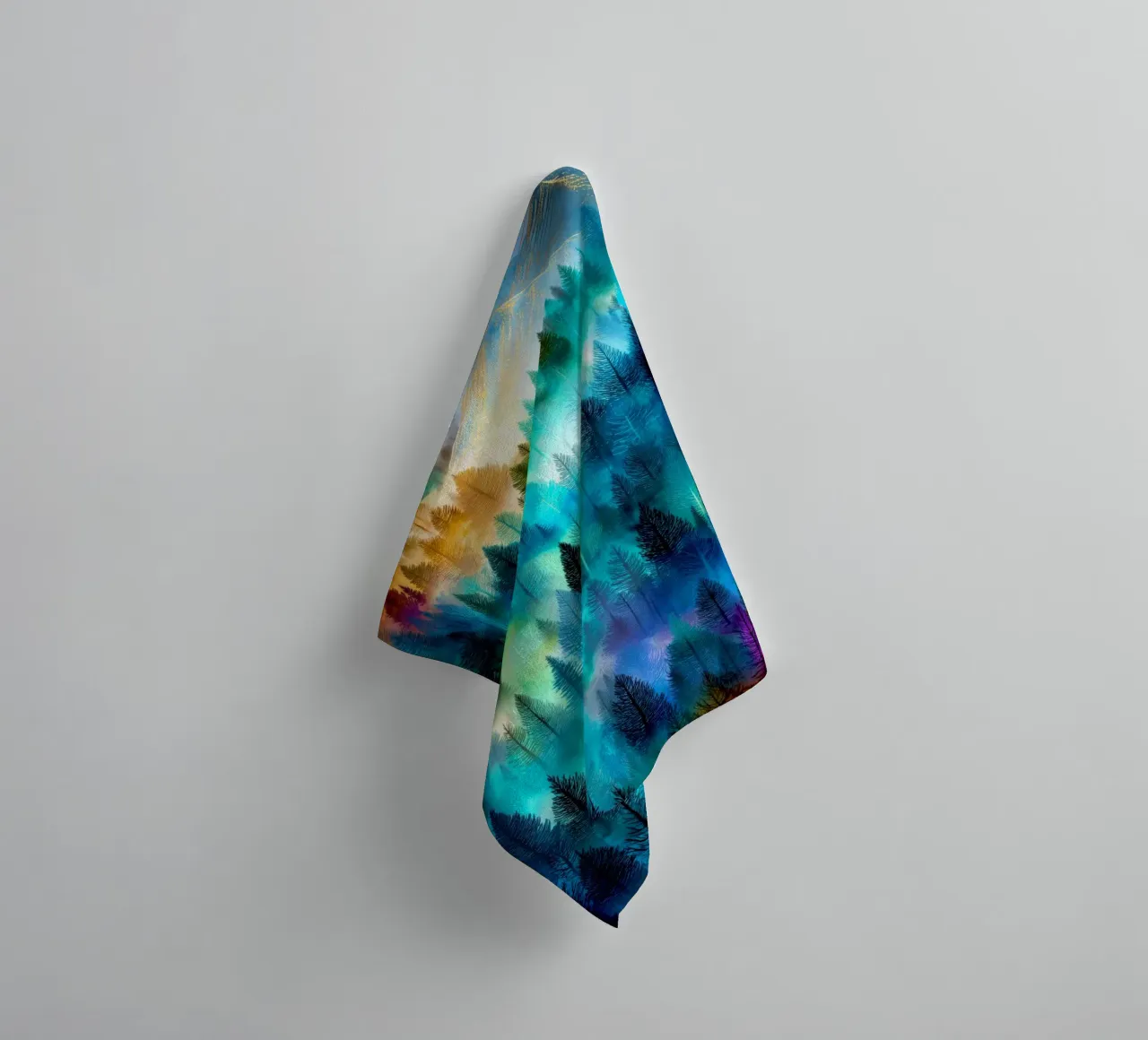 Magic forest 9 towel by Justyna Jaszke JBJart
