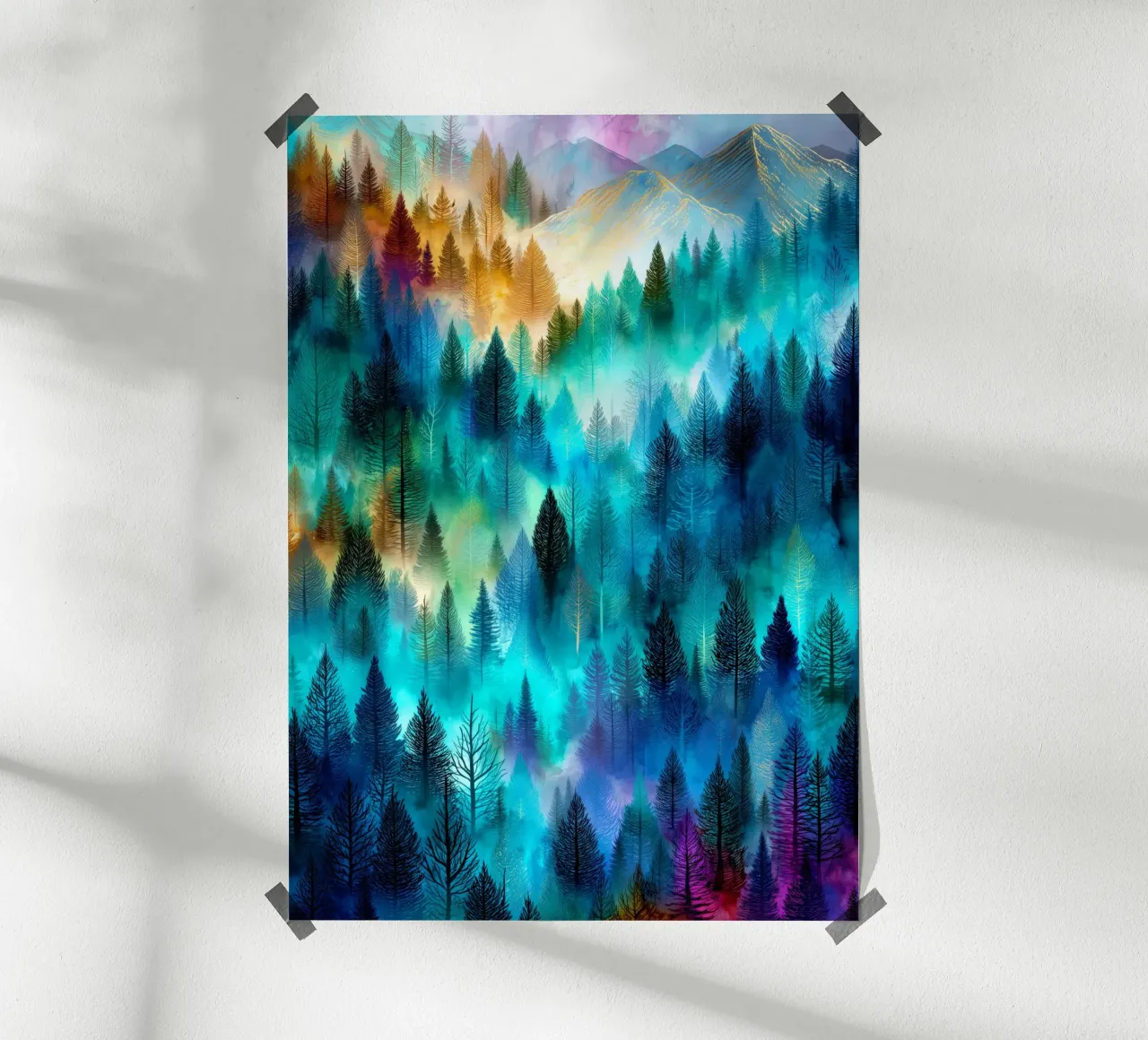 Magic forest 9 poster by Justyna Jaszke JBJart