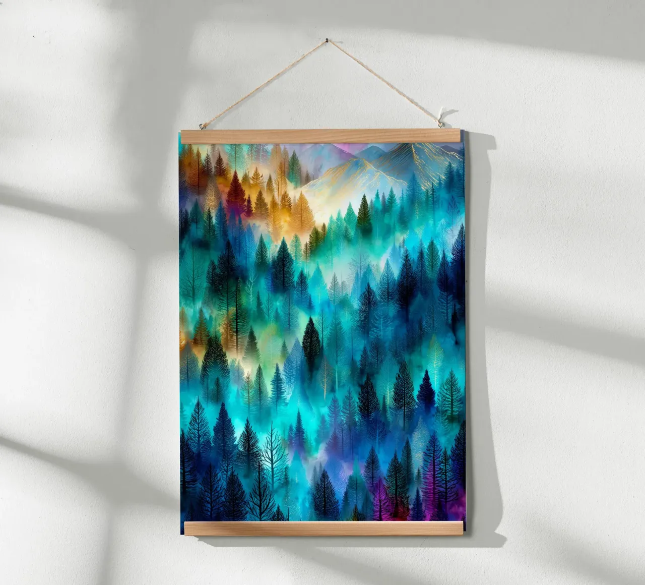 Magic forest 9 poster by Justyna Jaszke JBJart