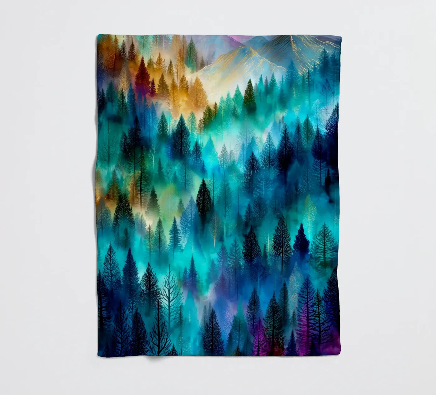 Zauberwald 9 Fleecedecke von Justyna Jaszke JBJart