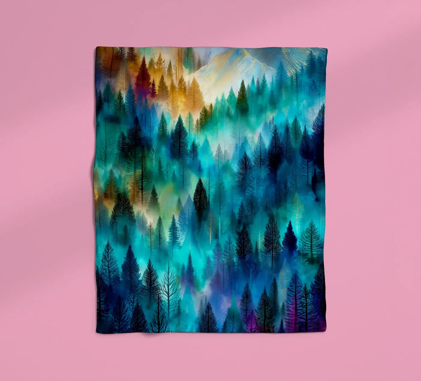 Zauberwald 9 Fleecedecke von Justyna Jaszke JBJart