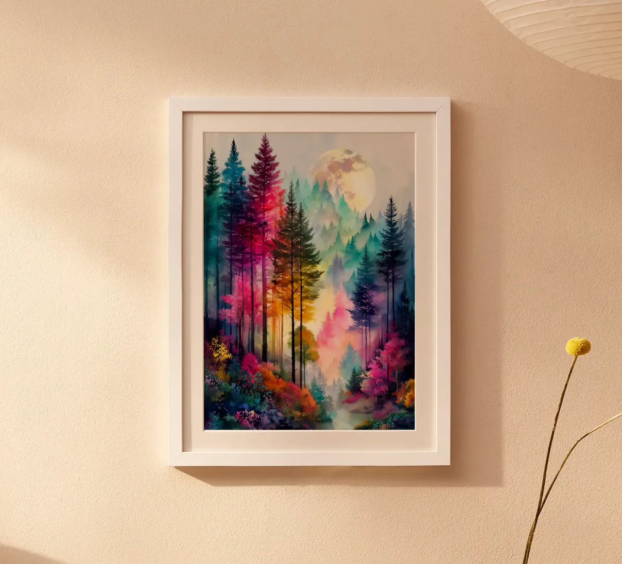 Magic forest 10 poster by Justyna Jaszke JBJart