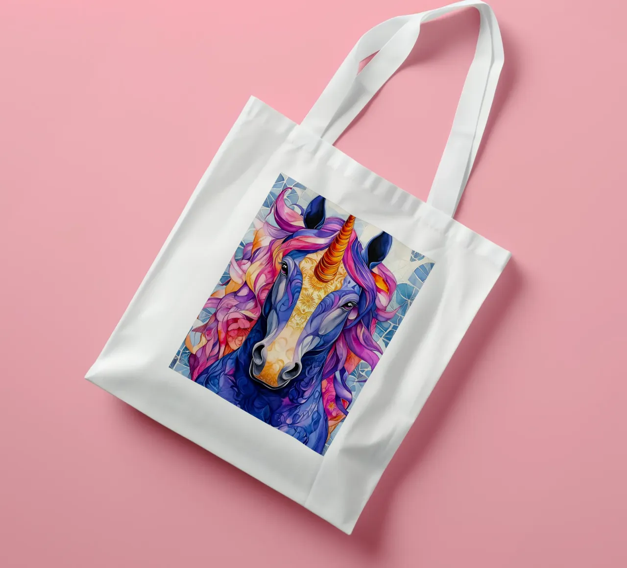 Magical unicorn tote bag by Justyna Jaszke JBJart
