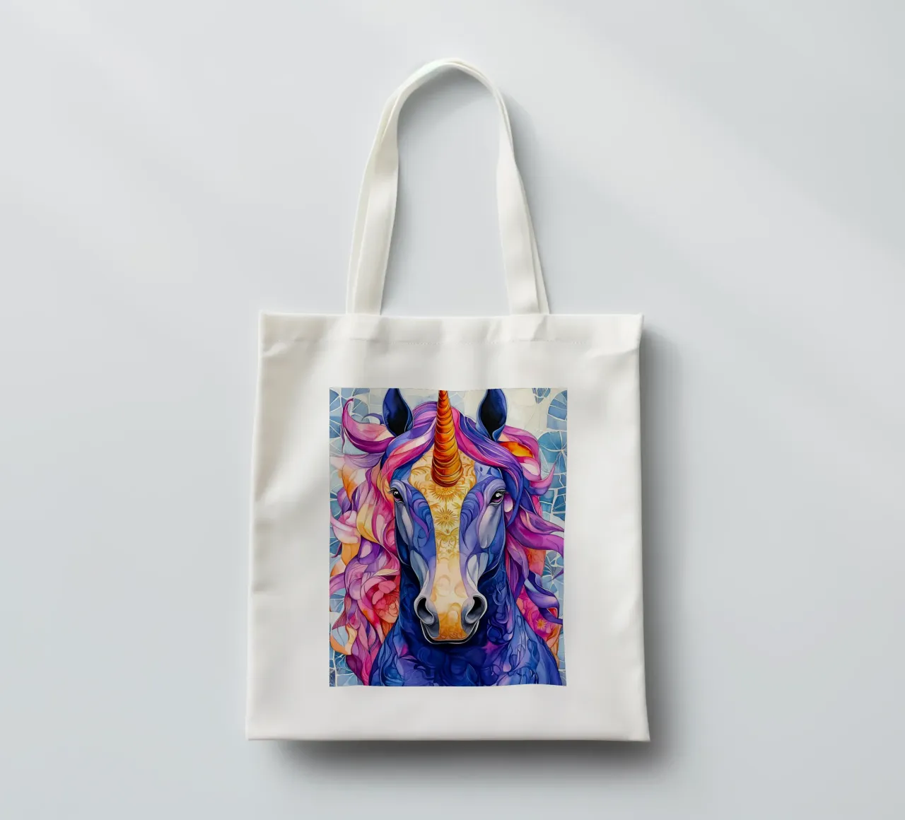 Magical unicorn tote bag by Justyna Jaszke JBJart