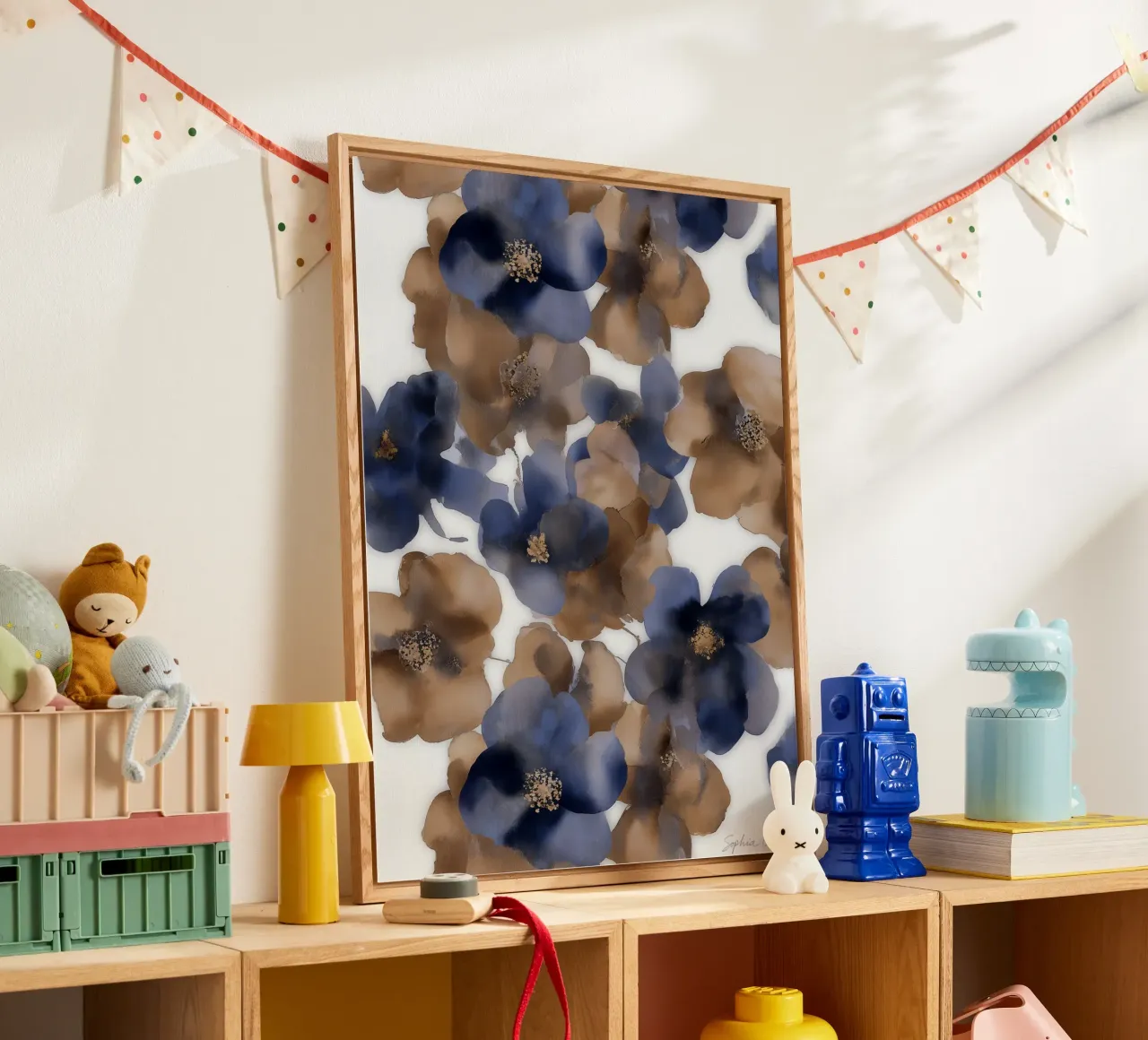 Notturno in fiore plexiglass da Sophia Calder Studio