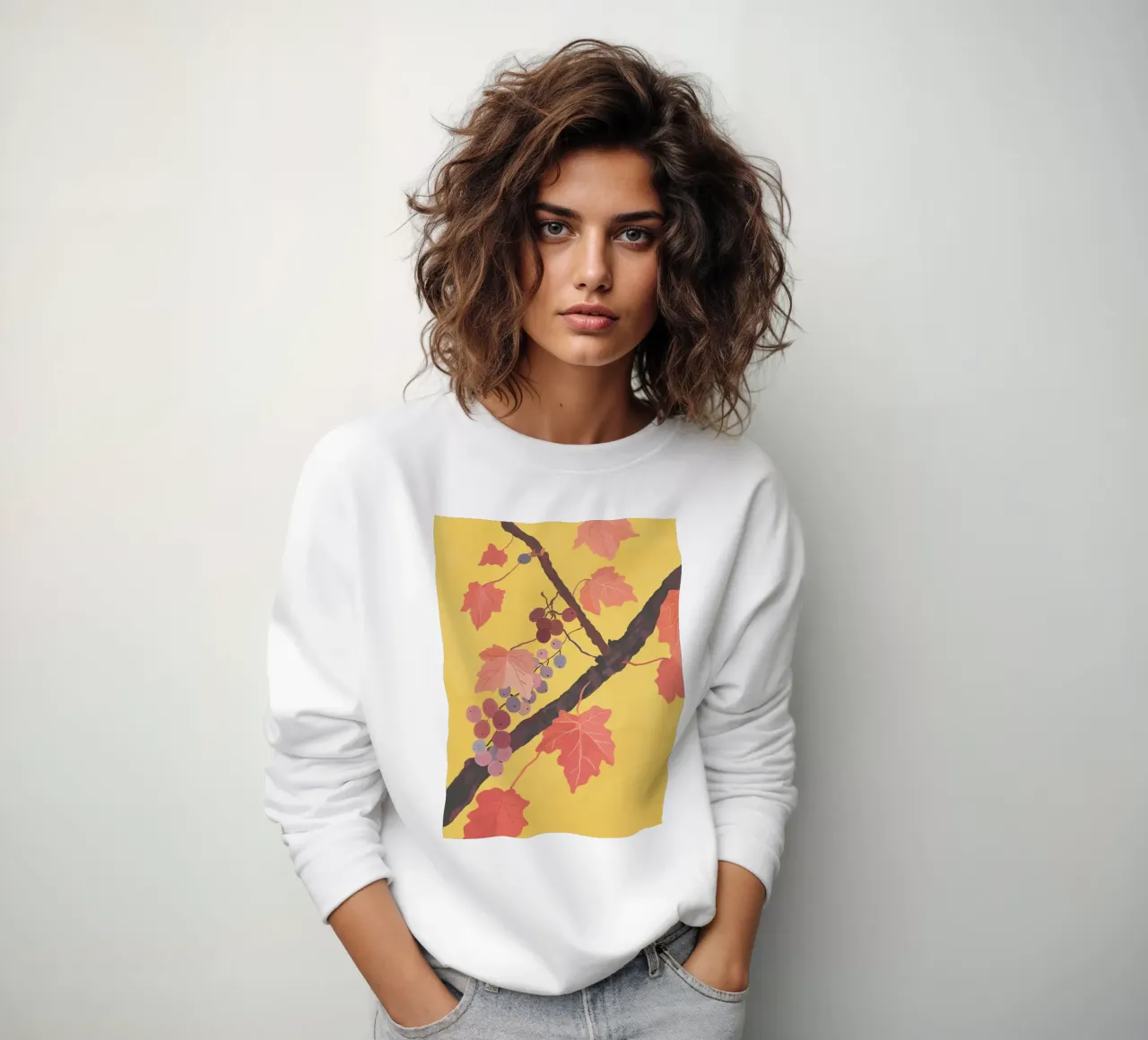 Druivenstok sweatshirt van ThingDesign